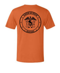 U.S. Navy Mustang Gildan Brand Polyester Moisture Wicking T-shirt