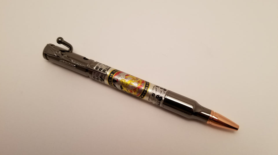 Custom .30 Caliber Bolt Action Mustang Pen
