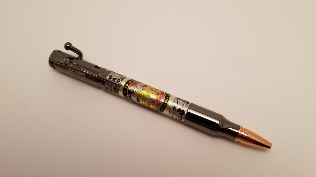 Custom .30 Caliber Bolt Action Mustang Pen