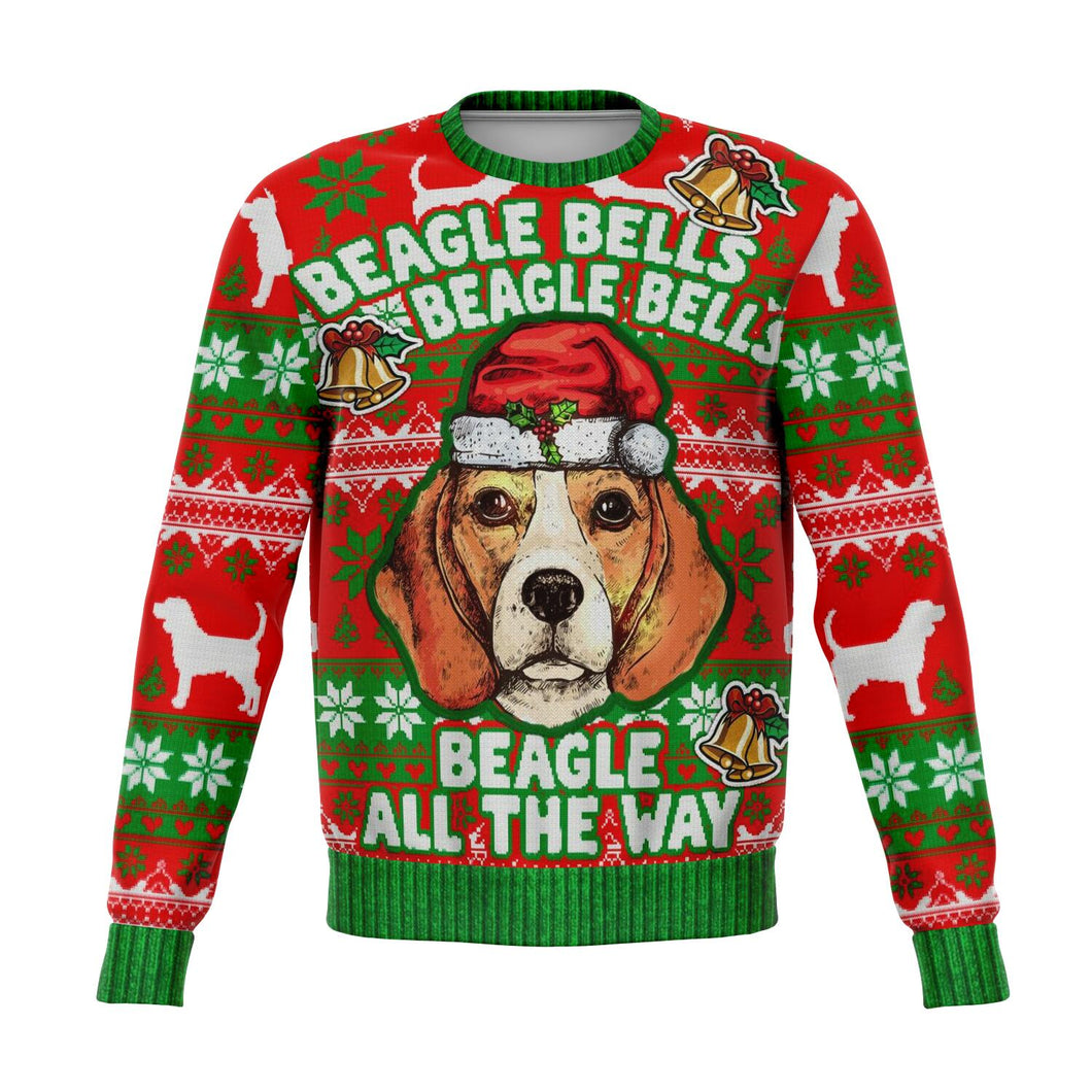Beagle Bells, Beagle Bells, Beagle All The Way Christmas Sweatshirt