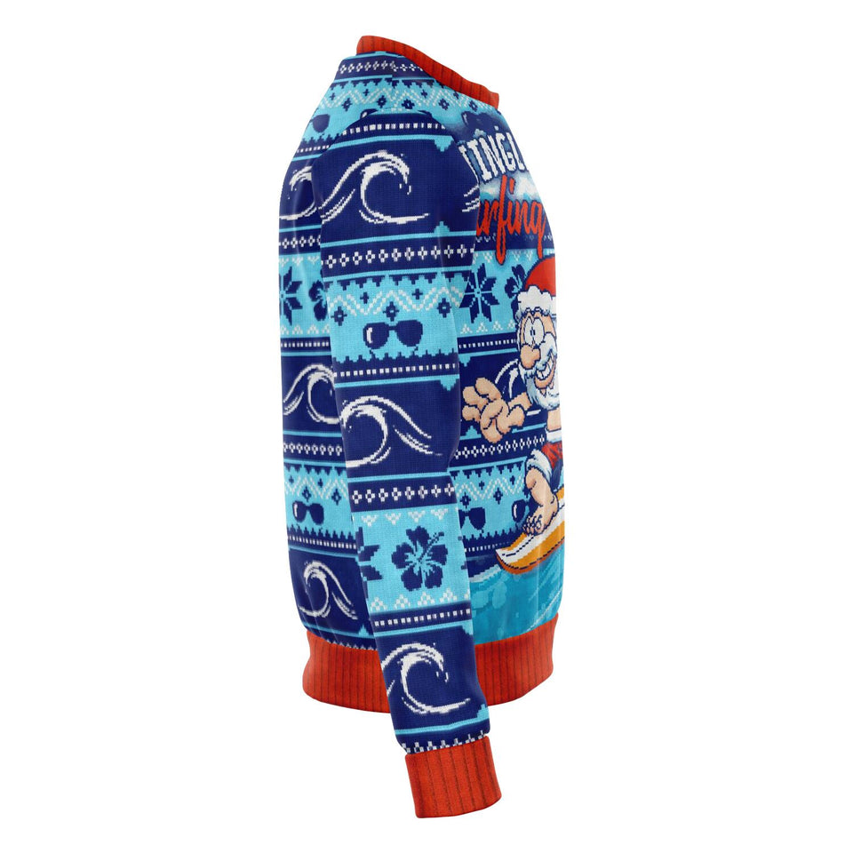 Jingle Bells Surfing Swells Christmas Sweatshirt