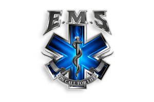 On Call For Life Emergency Medical Services EMS Reflective Decal