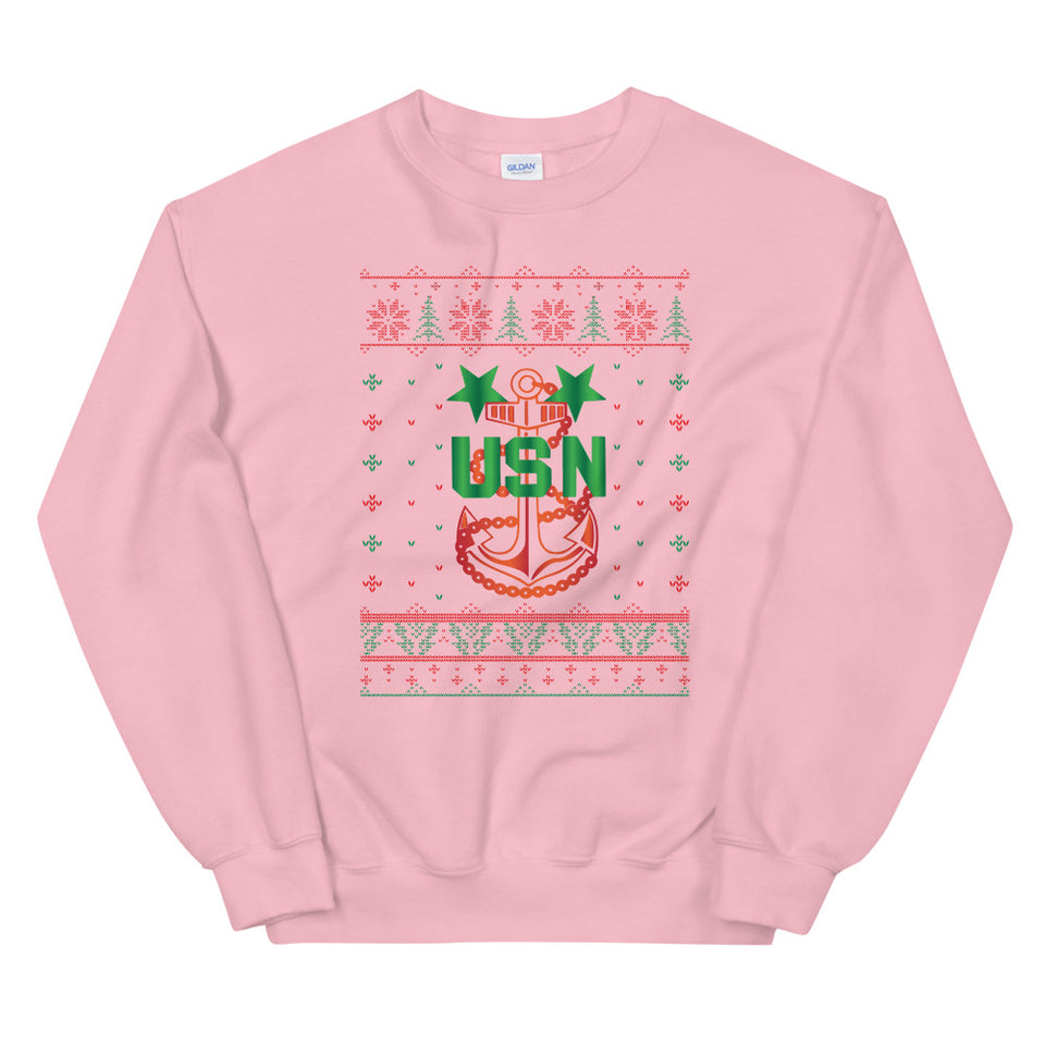 U.S. Navy Master Chief Christmas Sweatshirt