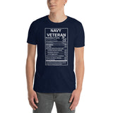 Navy Veteran Nutrition Facts Short-Sleeve T-Shirt