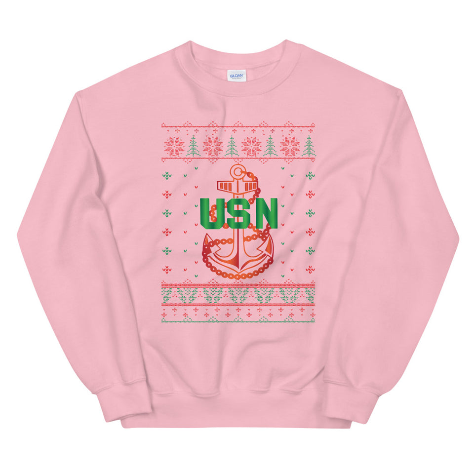 U.S. Navy Chief Christmas Sweatshirt