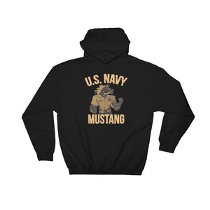 US Navy Mustang Hooded Sweatshirt