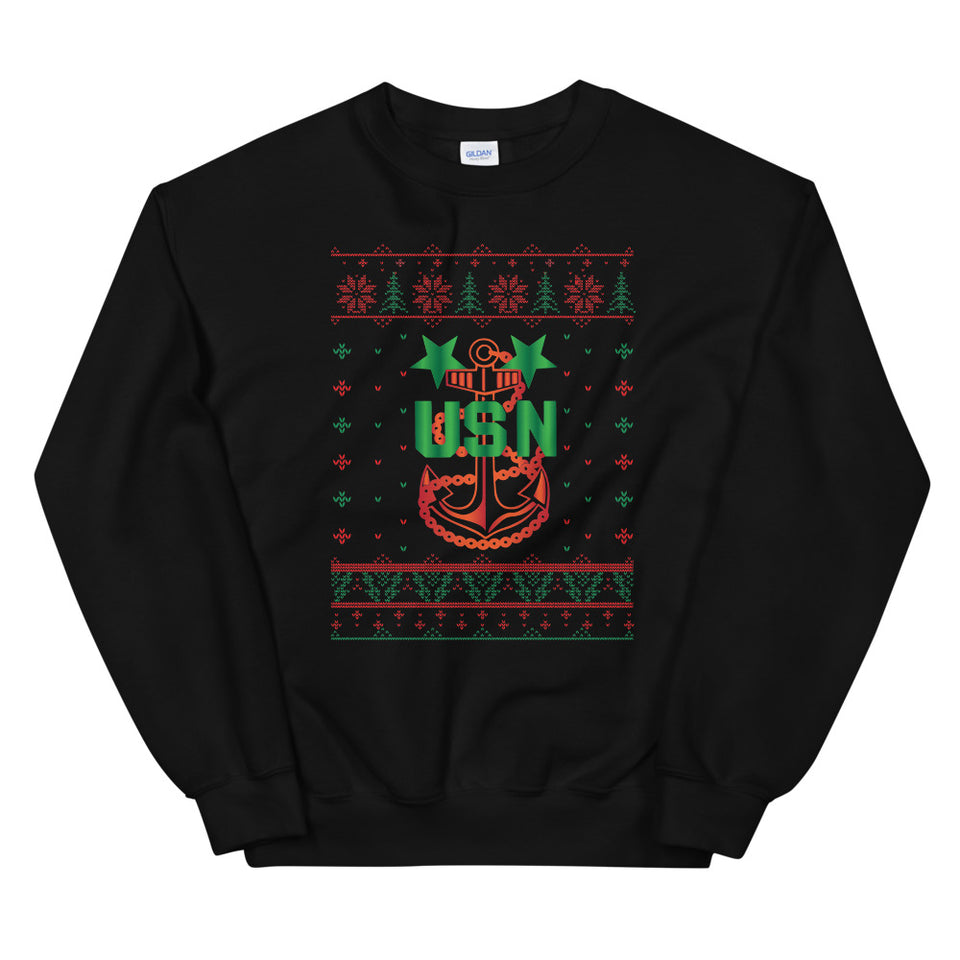 U.S. Navy Master Chief Christmas Sweatshirt