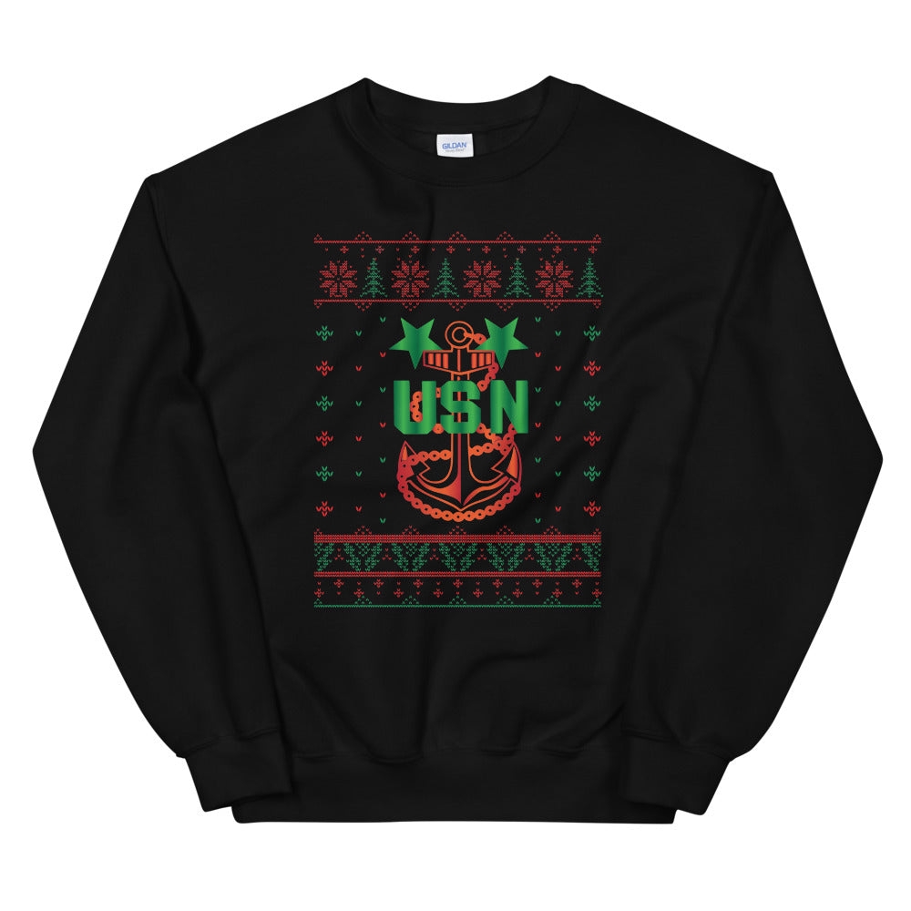 U.S. Navy Master Chief Christmas Sweatshirt
