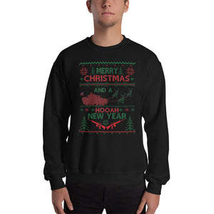 Have a Happy Hooah New Year Unisex Christmas Sweatshirt