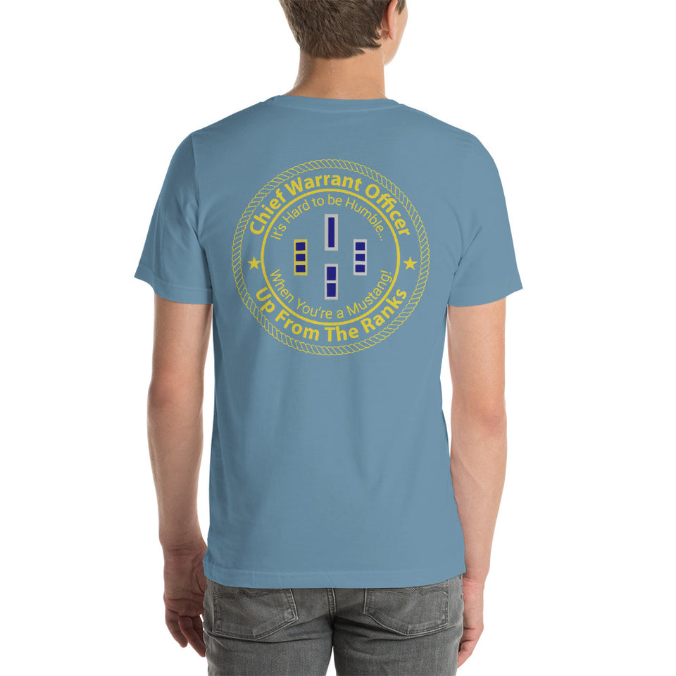 U.S. Navy Mustang CWO Chief Warrant Officer Short-Sleeve Unisex T-Shirt