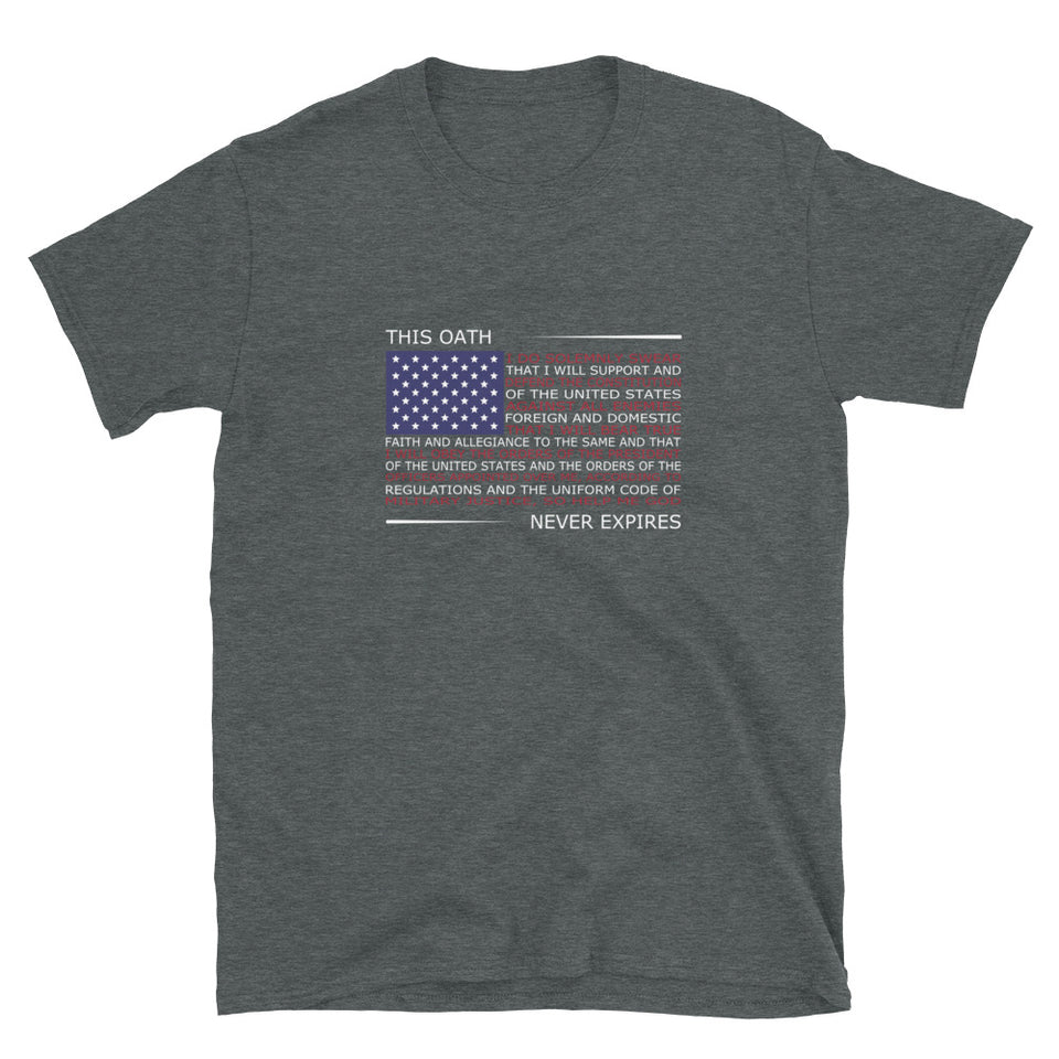Oath Of Enlistment Gildan Short Sleeve Unisex T-Shirt