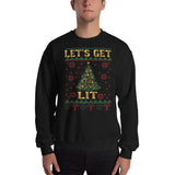 Let's Get Lit Unisex Christmas Sweatshirt