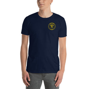 Navy Mustang Tee Short-Sleeve Unisex T-Shirt