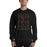 Jolly AF Unisex Christmas Sweatshirt