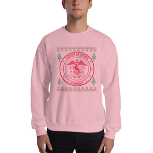 Navy Mustang Unisex Christmas Sweatshirt
