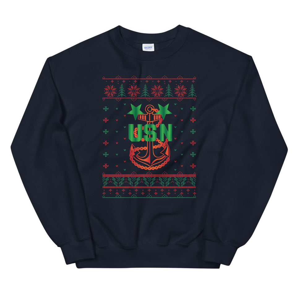 U.S. Navy Master Chief Christmas Sweatshirt