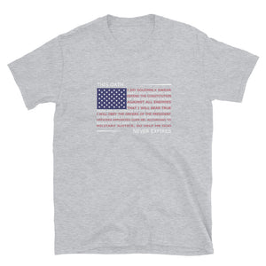 Oath Of Enlistment Gildan Short Sleeve Unisex T-Shirt