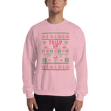 Jolly AF Unisex Christmas Sweatshirt