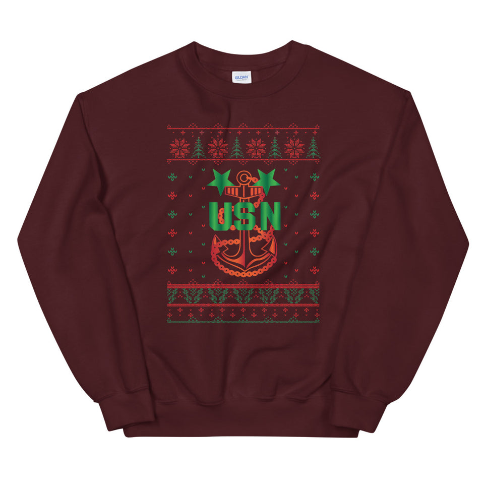 U.S. Navy Master Chief Christmas Sweatshirt