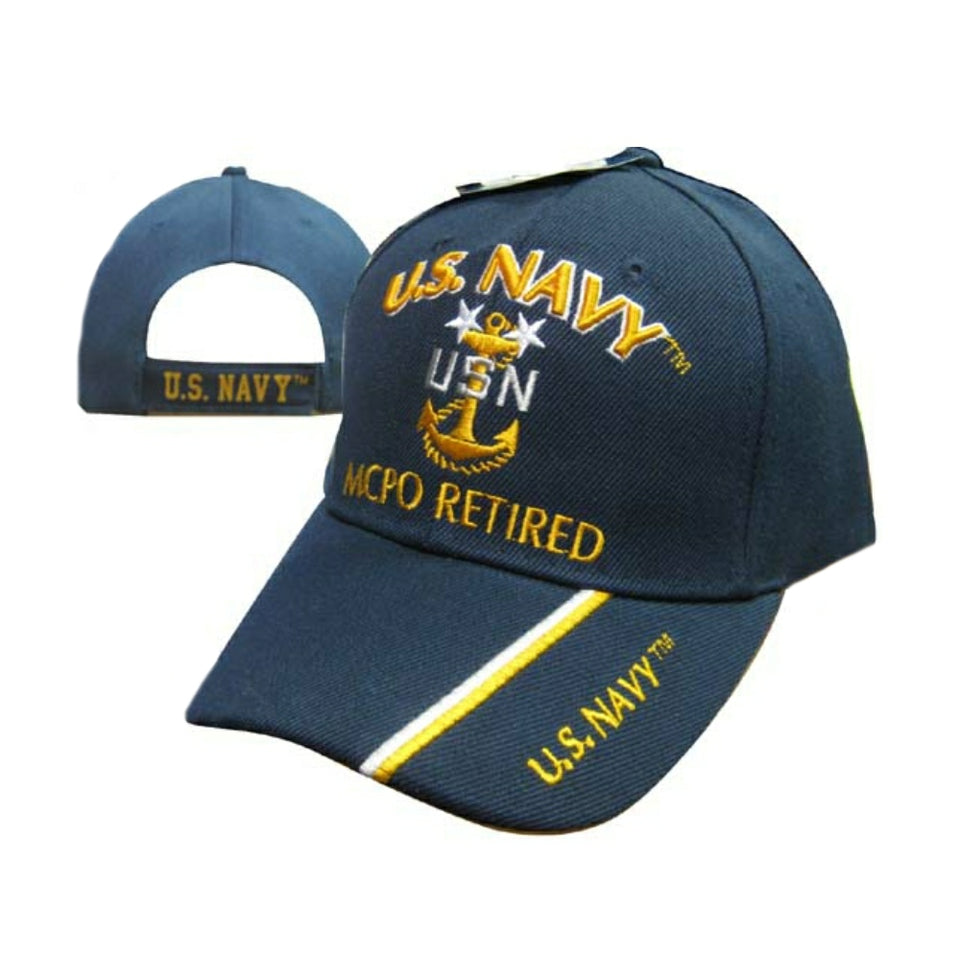United States Navy Master Chief Petty Officer Retired Cap